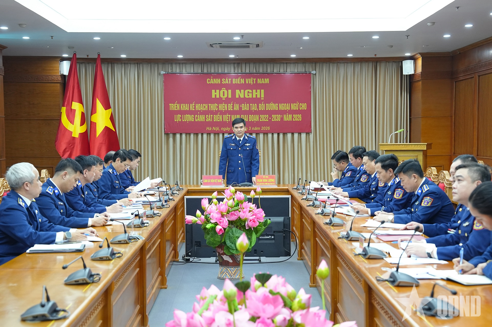 Cảnh sát biển Việt Nam chú trọng bồi dưỡng ngoại ngữ cho quân nhân